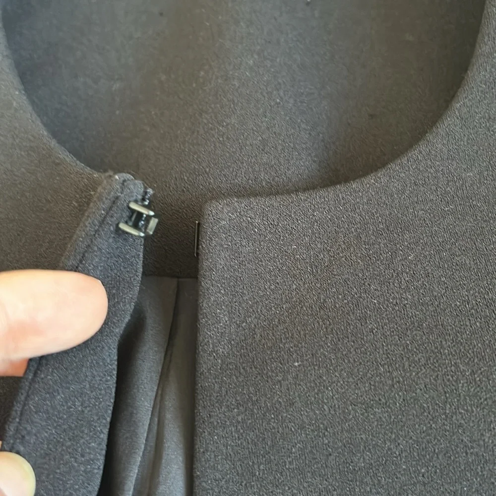 Calvin Klein Black Blazer with Beaded Shoulders - Picture 5 of 10